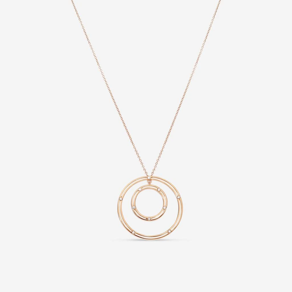 Damiani Damiani 18K Rose Gold Diamond Pendant Necklace 20086880-copy