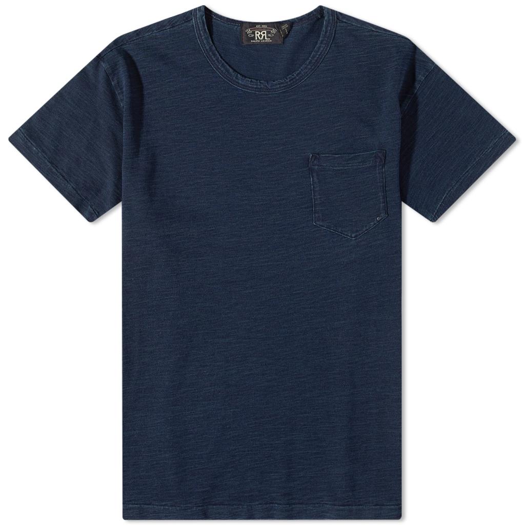 RRL RRL Indigo Dyed Crew T-Shirt