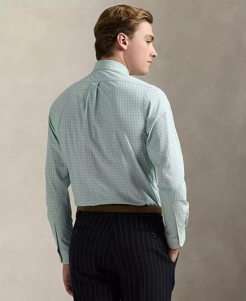Ralph Lauren Men's Classic-Fit Checked Stretch Poplin Shirt 4