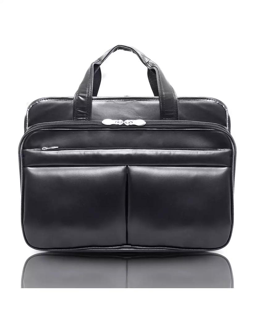 McKlein Walton 17" Laptop Briefcase with Removable Sleeve