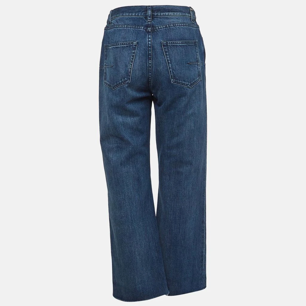 Dior Christian Dior Blue Raw Edge Denim Straight Leg Jeans M Waist 30" 2