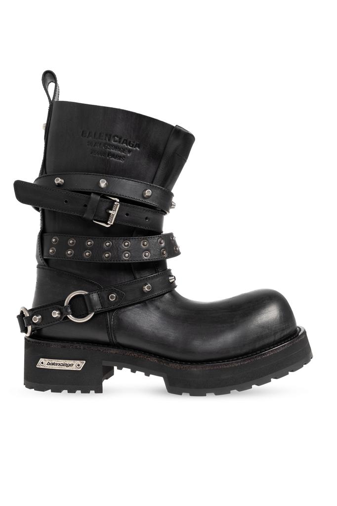 Balenciaga Venom City leather biker boots - Boots - Compare Prices