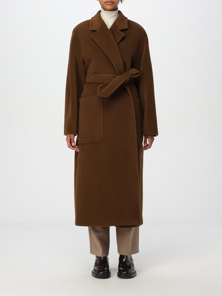 Max Mara WHITE CASHMERE BLEND DRESSING GOWN COAT - Coats
