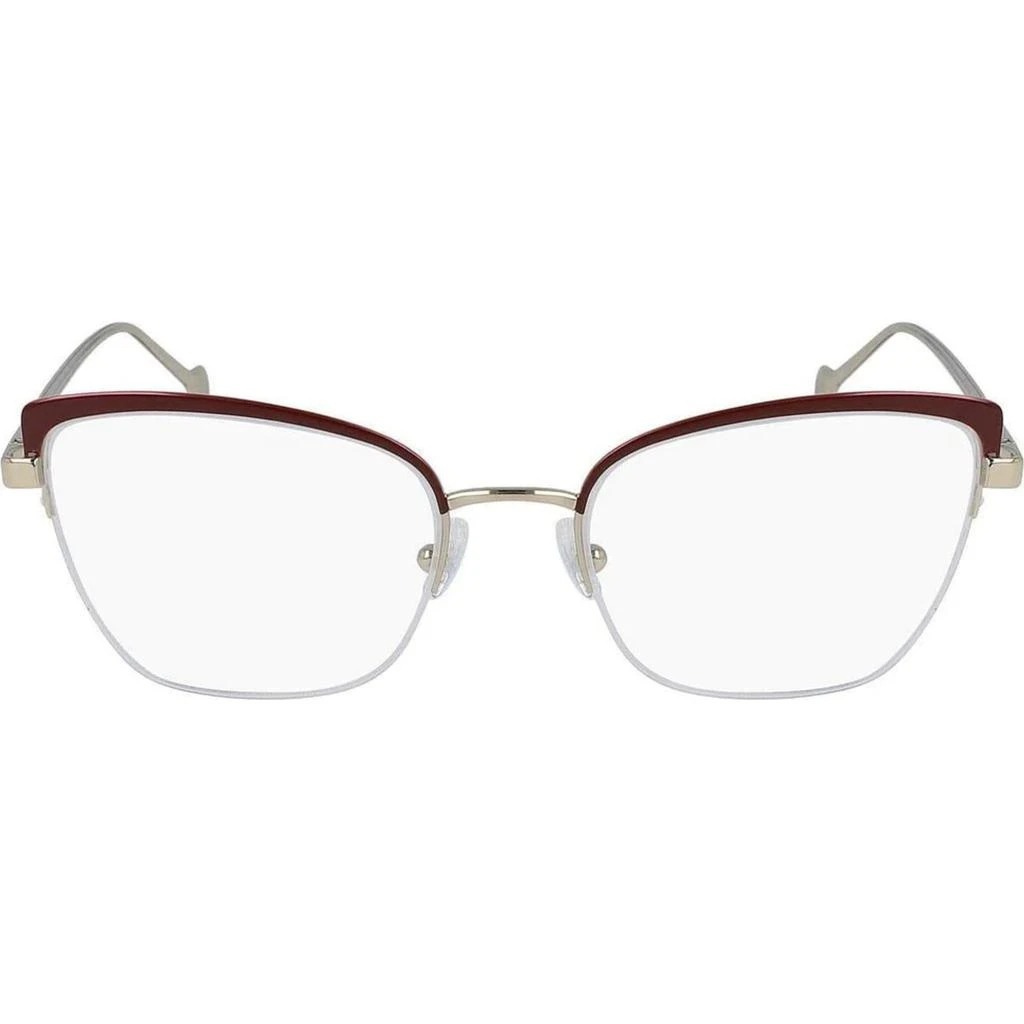 Salvatore Ferragamo Salvatore Ferragamo Women's Eyeglasses - Gold/Burgundy | SALVATORE FERRAGAMO2182 744 2