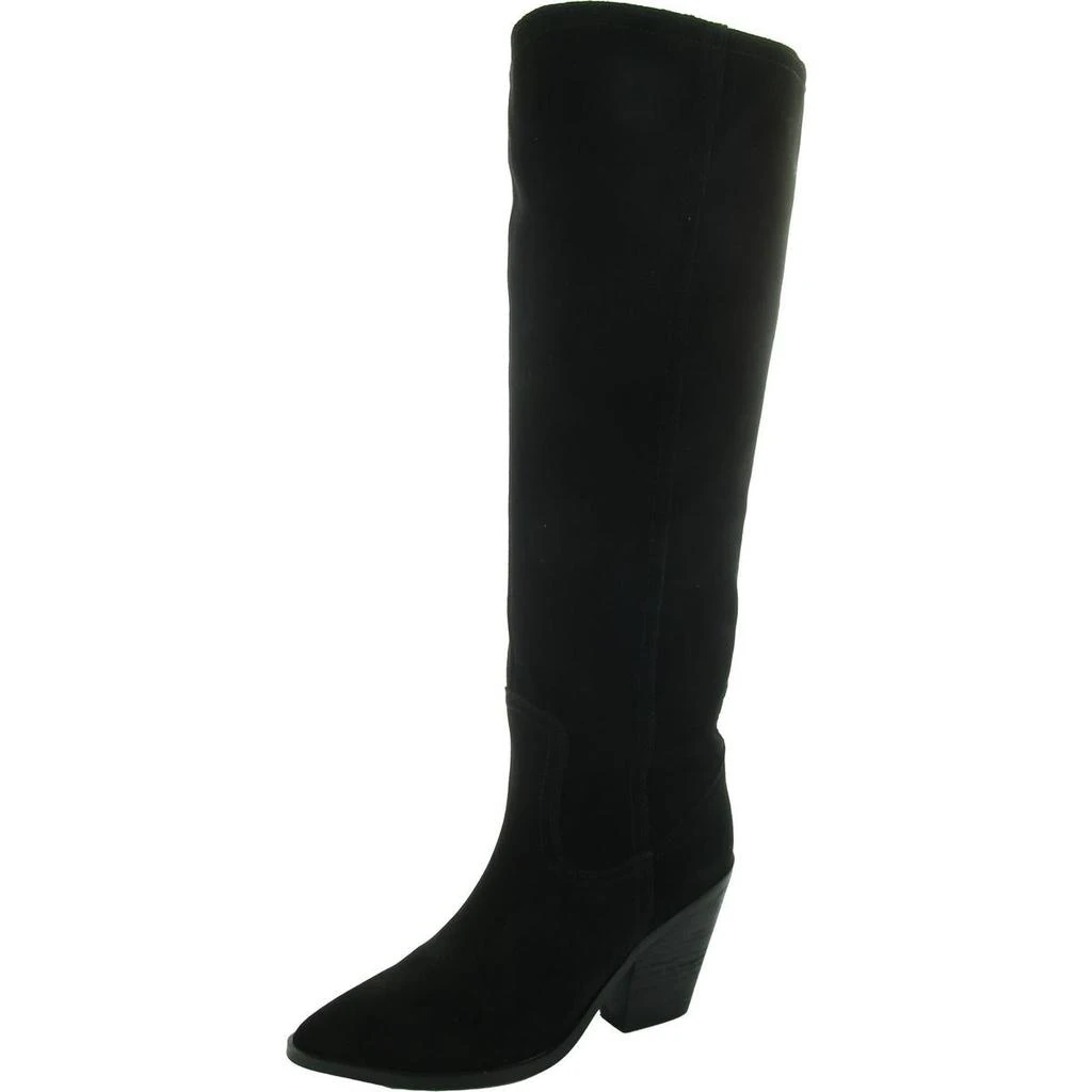Blondo Wrangle Womens Suede Stacked Heel Knee-High Boots 1