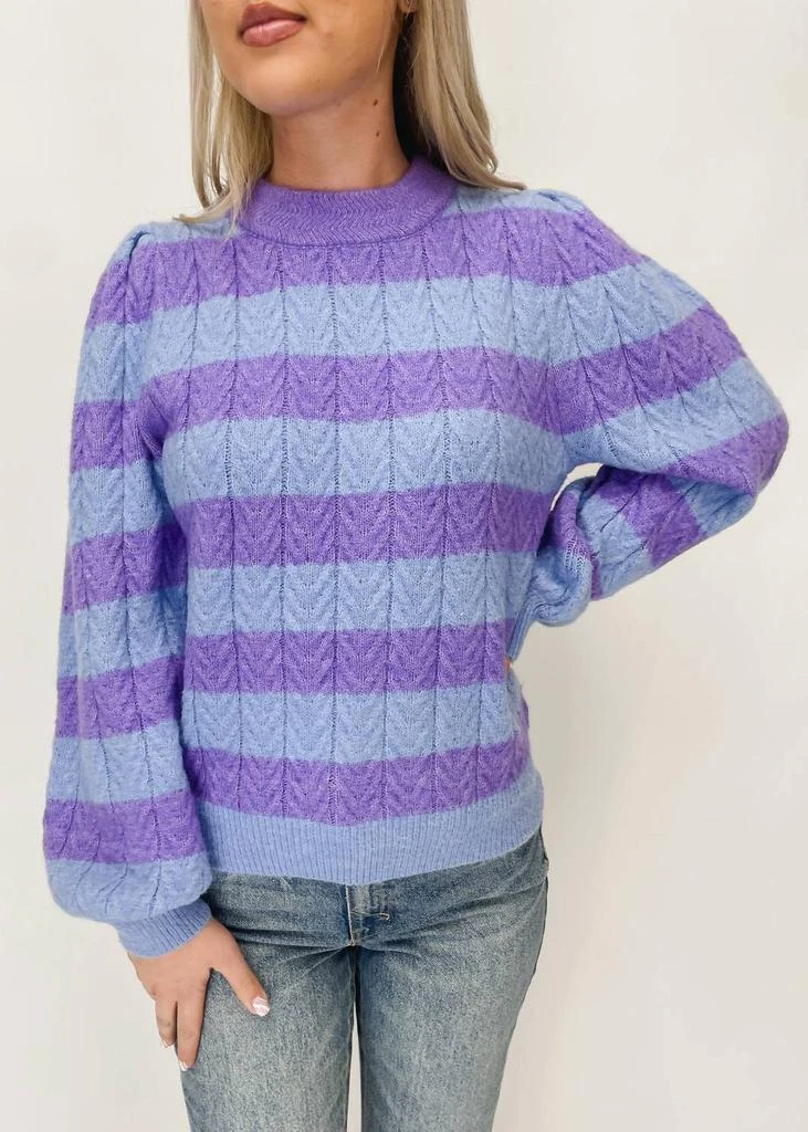 FRNCH Neve Sweater In Violet 1