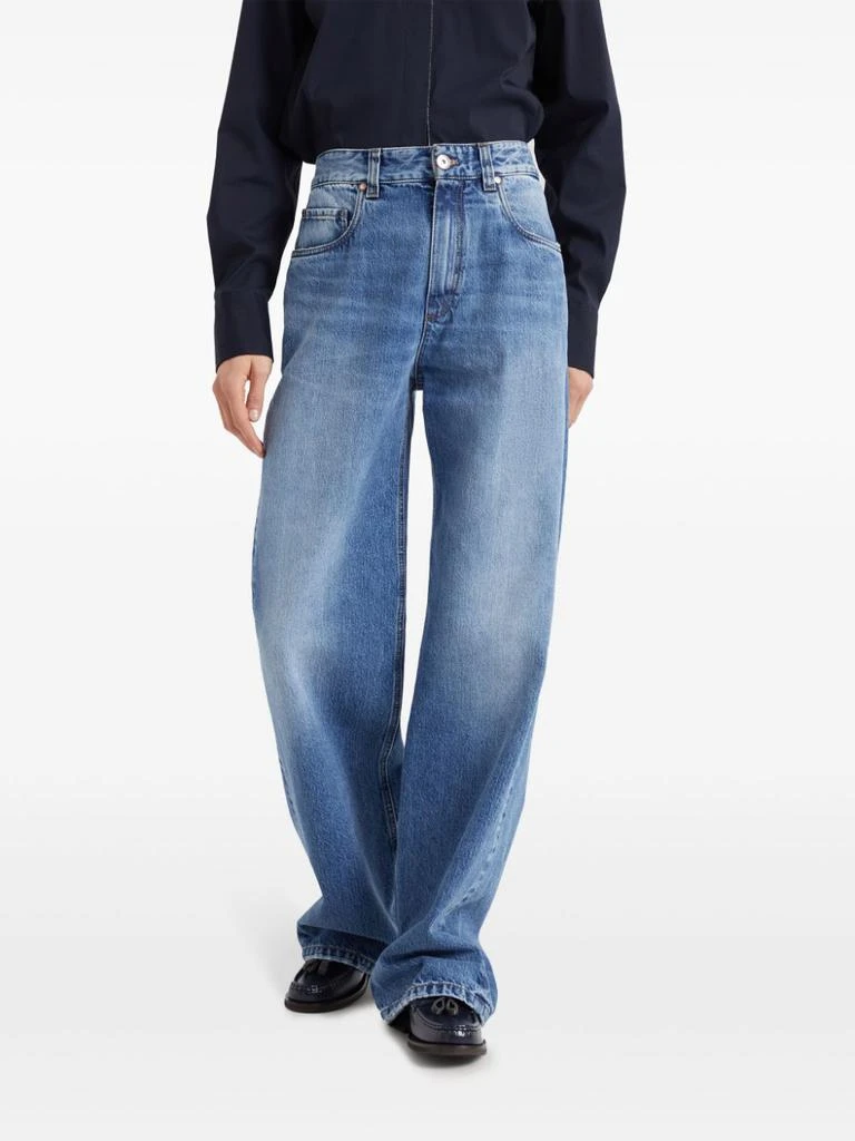 Brunello Cucinelli BRUNELLO CUCINELLI - Loose Denim Jeans 2