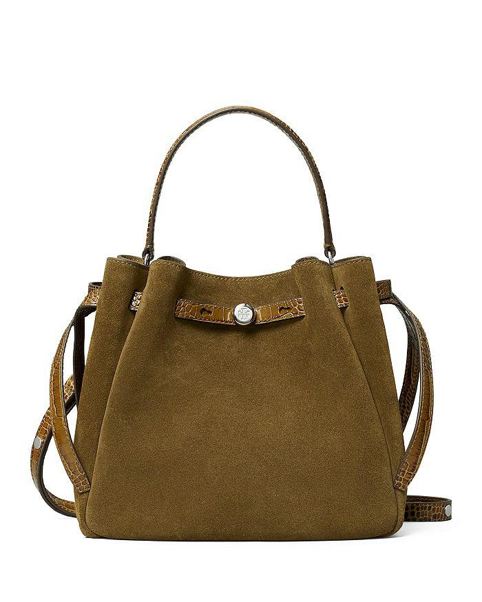 Tory Burch Romy Suede Bucket Bag