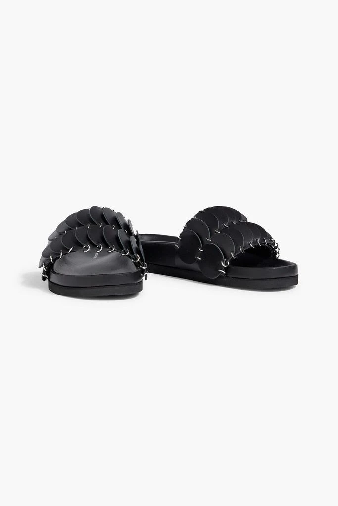 RABANNE Pacoio laser-cut leather slides 2