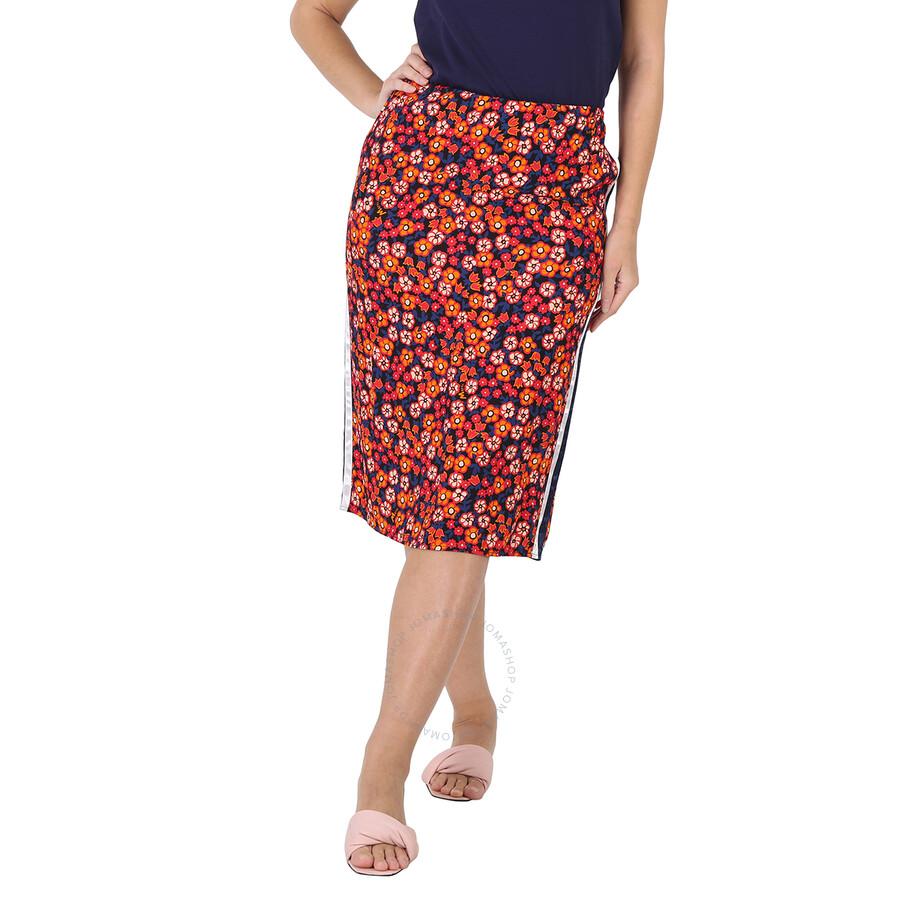Marni Denim Mini Skirt With Floral Patch Detail - Dresses Marni Denim Mini Skirt With Floral Patch Detail - Dresses