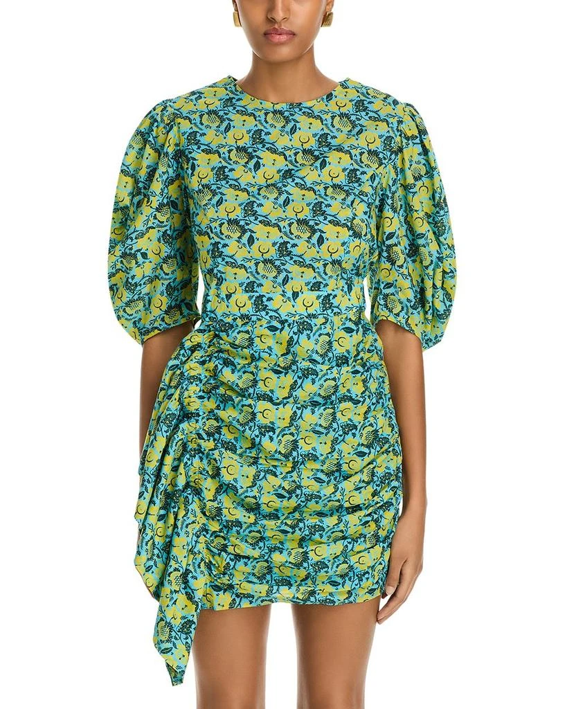 Rhode Pia Floral Print Cotton Mini Dress 7