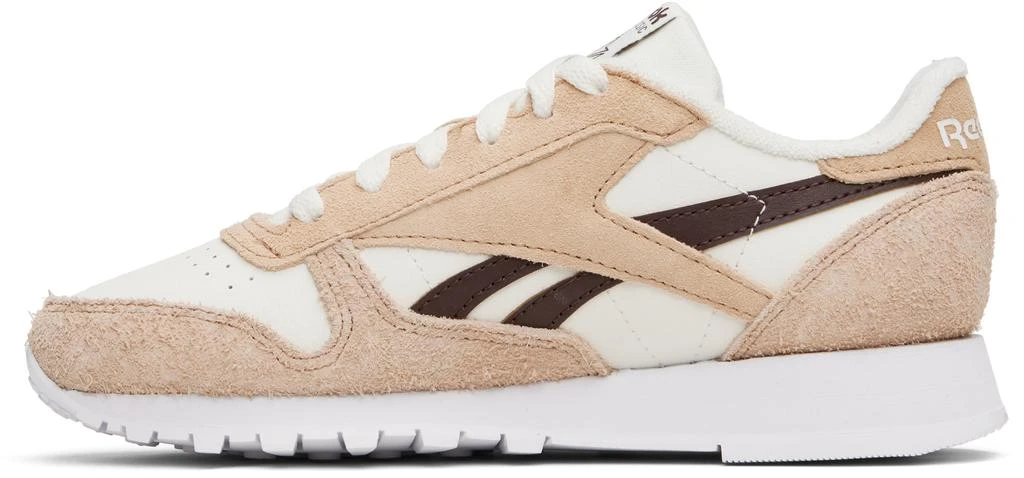 Reebok Beige Classic Leather Sneakers 3