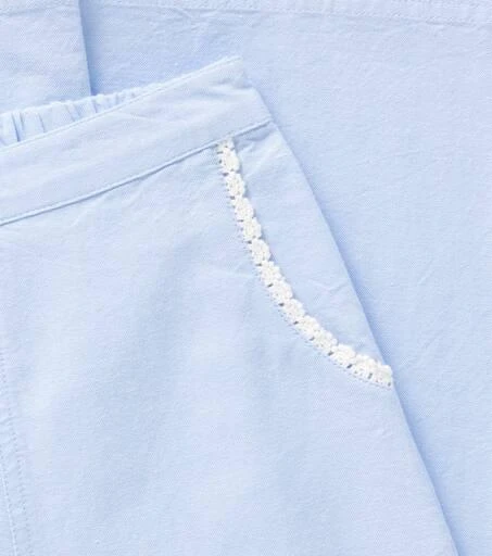 Louise Misha Flor cotton chambray pants 2