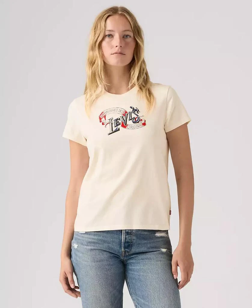 Levi's Women's Perfect Graphic Logo Cotton T-shirt 5