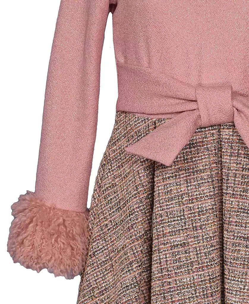 Big Girls Long Sleeve Foiled Liverpool Knit Dress  On Sale Now with Up to  50% Off | Discover Exclusive Deals & Savings at BeyondStyle  Authentic Bonnie  Jean dress|kids|dresses with Limited-Time