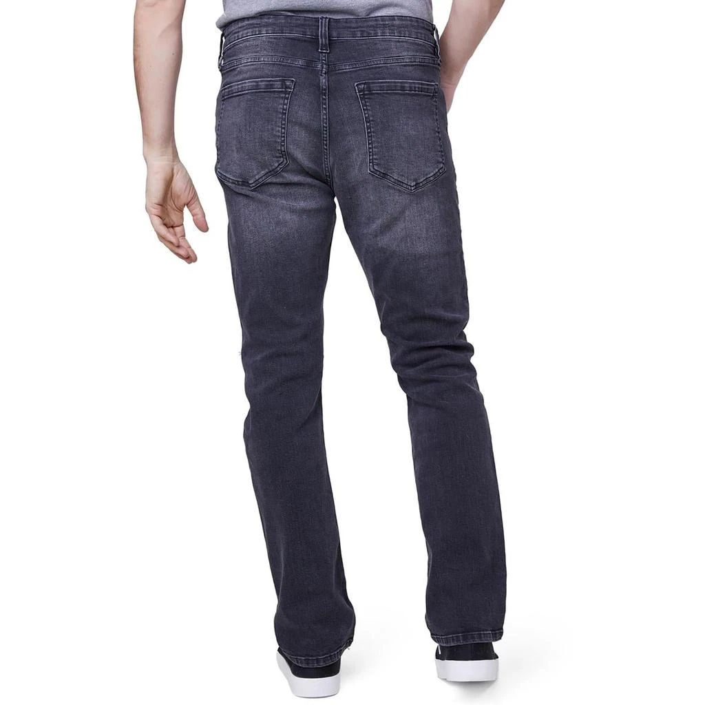 Lazer Mens Mid Rise Destroyed Slim Jeans 2