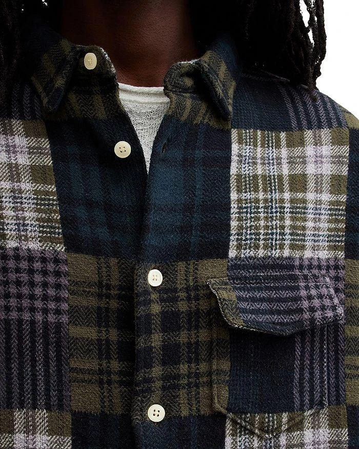 ALL SAINTS Hopton Patchwork Check Overshirt 7