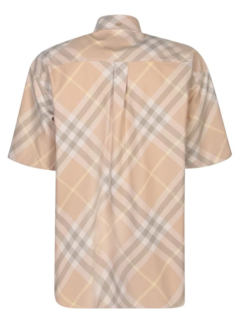 Burberry Burberry Checkered Straight Hem Button-Down Shirt 2