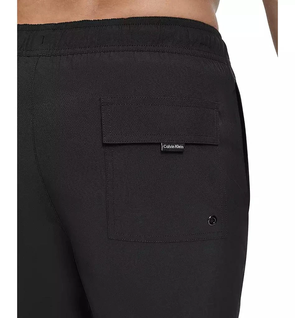 Calvin Klein Men's Core Euro Regular-Fit Quick-Dry 5" Swim Trunks with Compression Short Liner 6