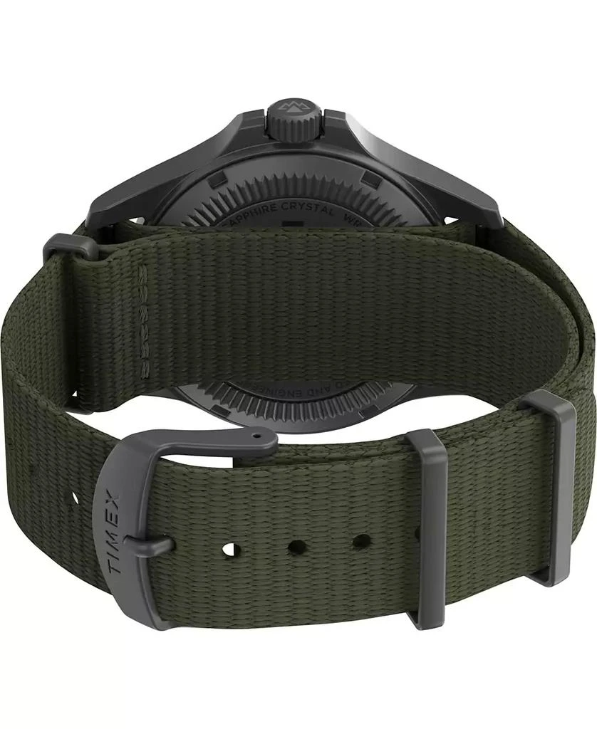 Timex Men's Solar Green Fabric Strap Watch 41 mm 4