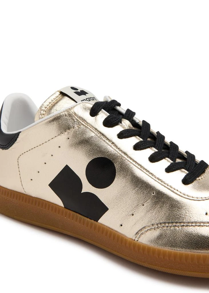 Isabel Marant Étoile Kaycee metallic leather sneakers 4