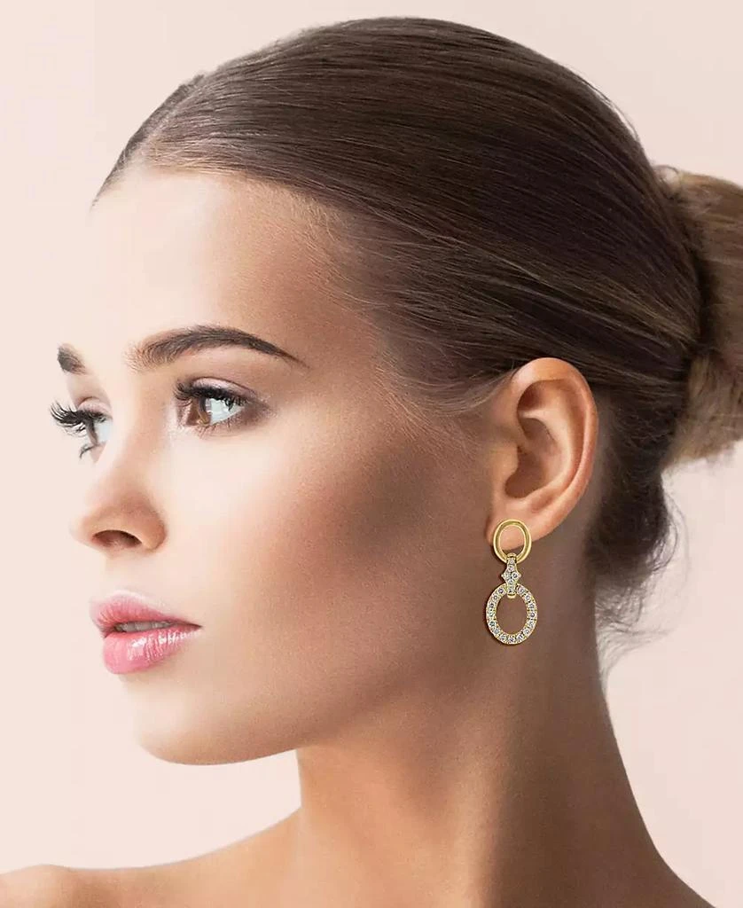 Macy's Diamond Drop Earrings (1/2 ct. t.w.) in 14k Yellow Gold 2