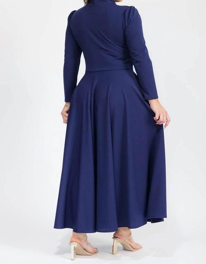 white christmas dresses Linen Dress Tunic KAREN in Pale Blue main image 0