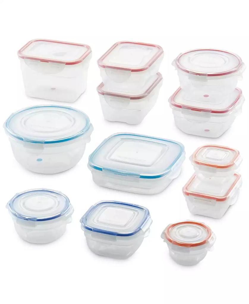 Lock & Lock Easy Essentials 24-Pc. Color Mates Storage Container Set