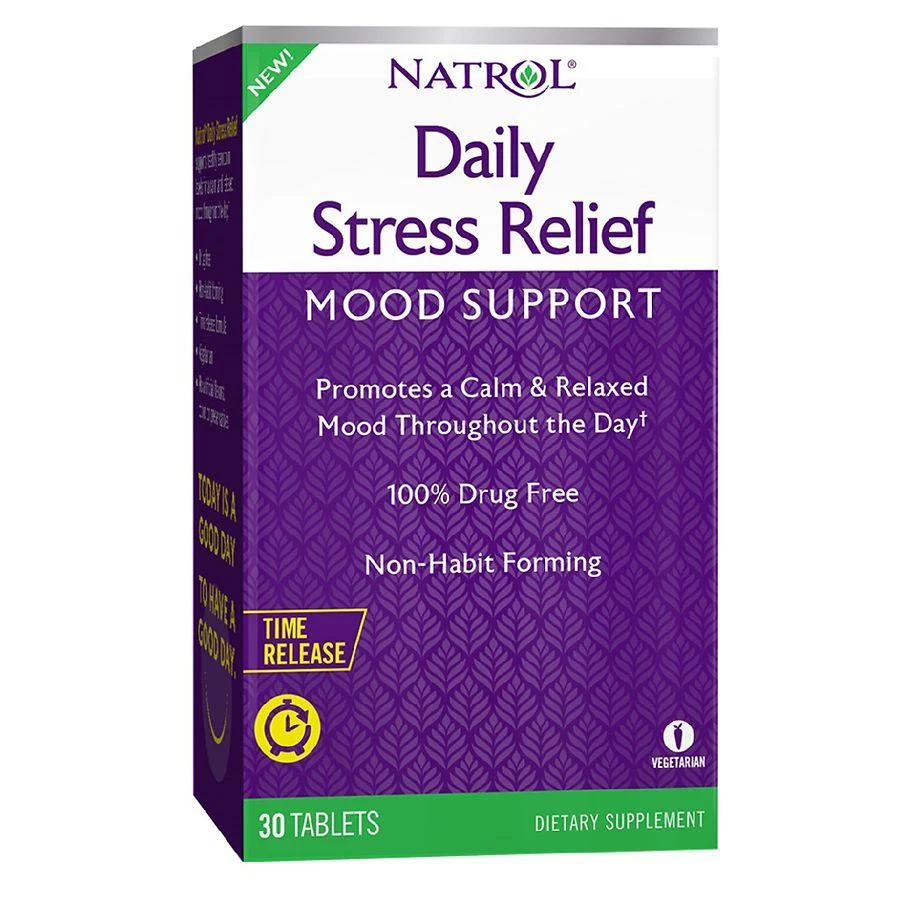 Natrol Daily Stress Relief Time-Release Tablets 1