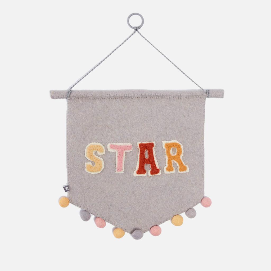 Fiona Walker England Fiona Walker England Star and Smile Pennant Wall Hanging (2 Pack)