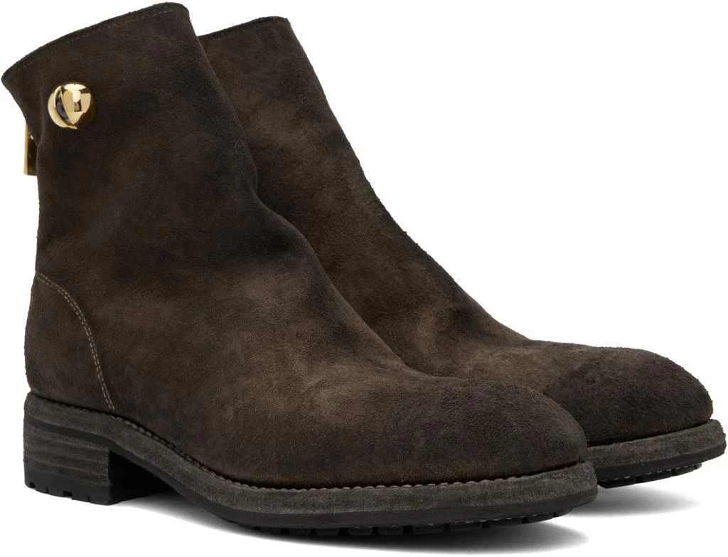 UNDERCOVER Brown Guidi Edition UC1D4F01-1 Boots 4