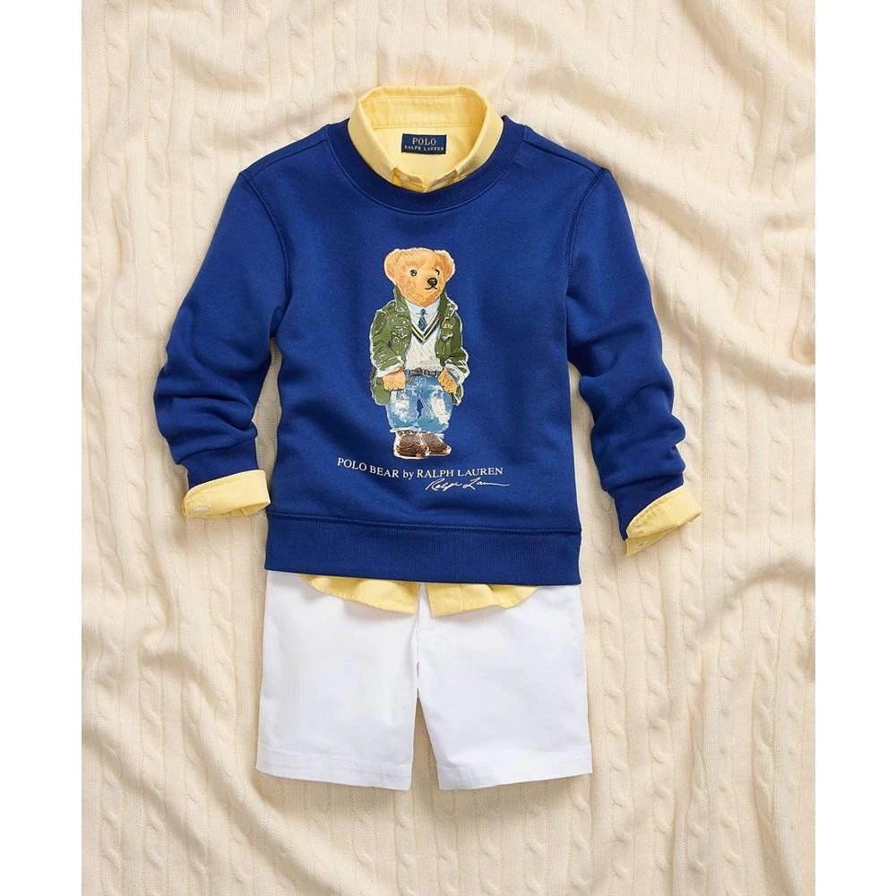 Ralph Lauren Toddler and Little Boys Polo Bear Fleece Sweatshirt 3