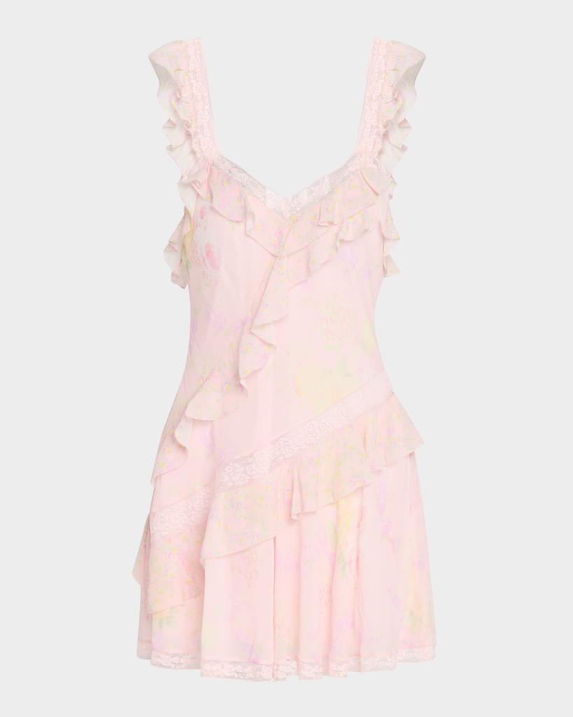 ワンピース Christopher kane residency knitted dress with ruffles Self Portrait Christopher Kane Residency Knitted Dress With