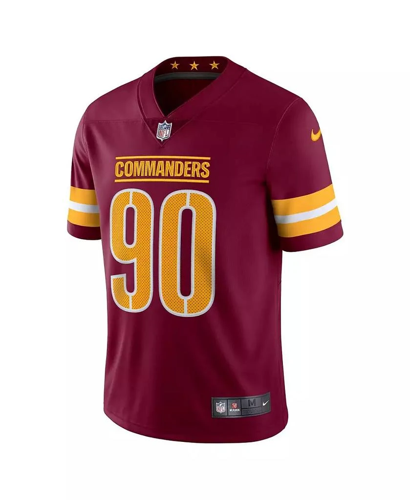 NIKE Men's Montez Sweat Burgundy Washington Commanders Vapor Limited Jersey 3