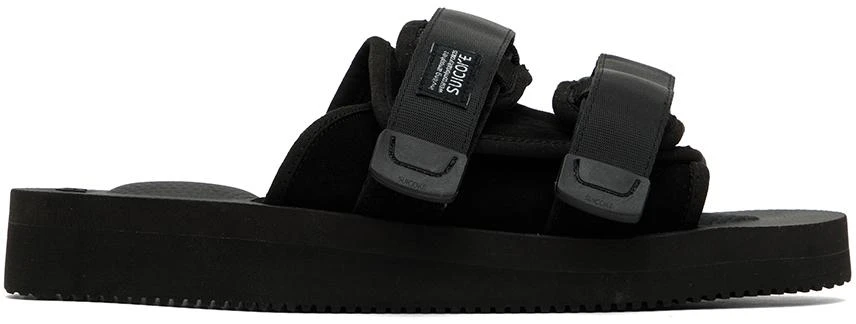 Suicoke Black MOTO-VS Sandals 1