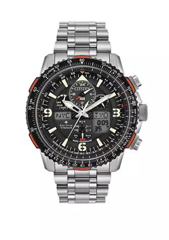 Citizen Promaster Skyhawk A T Mens Titanium Bracelet Watch