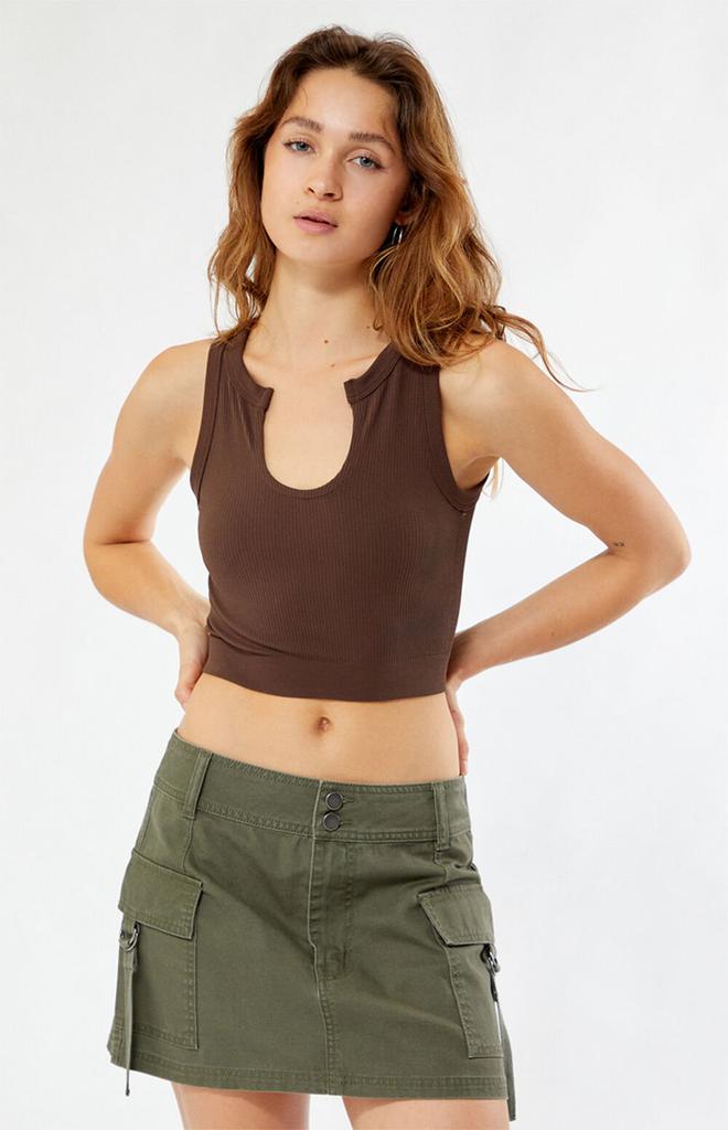 CONTOUR Maven Seamless Notched Tank Top