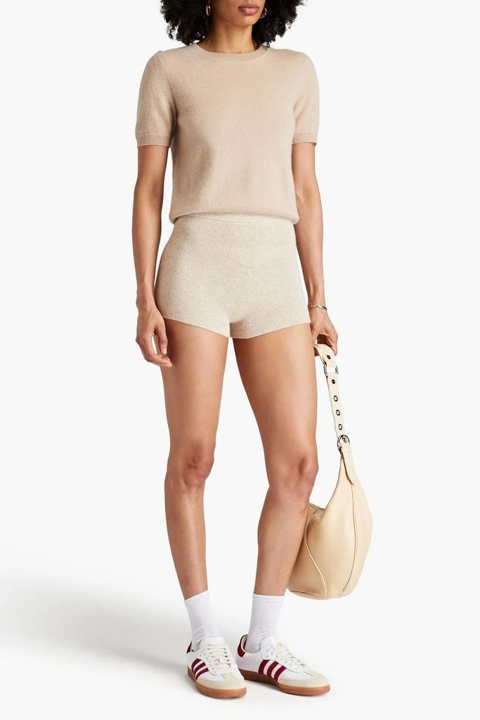 Naadam Ribbed cashmere-blend shorts 2