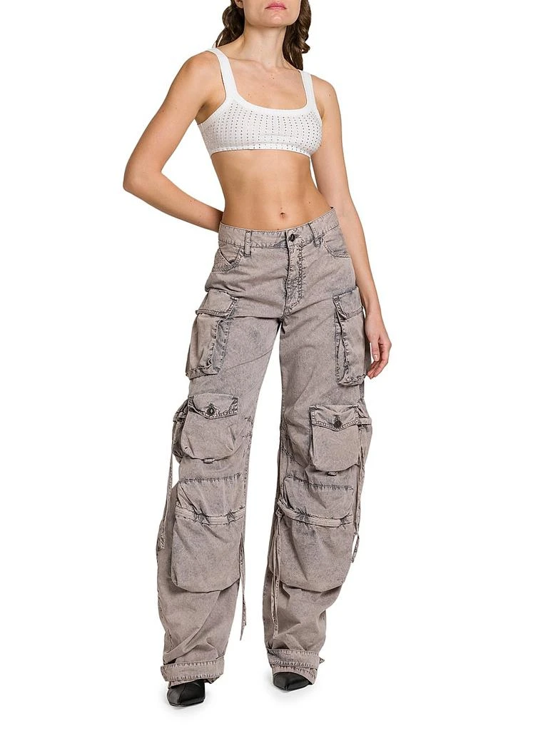 The Attico Thermostrass Macro Rib Bra Top 2