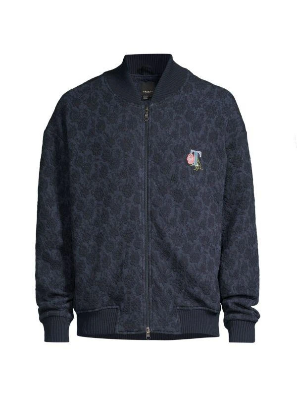 TWENTY MONTREAL Jacquard Knit Bomber Jacket 5