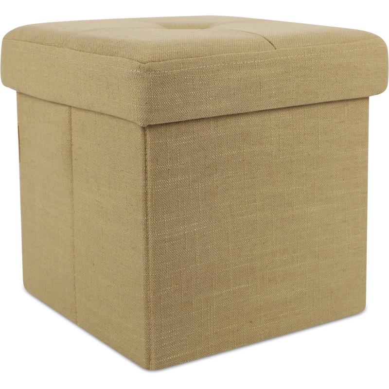 Kids Concept Foldable storage box in beige yellow