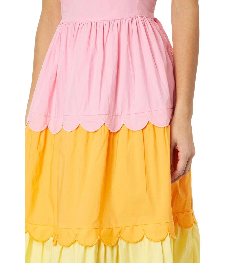 English Factory Colorblock Scallop Dress 3