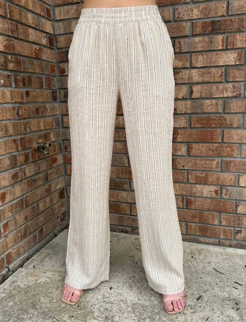 b.young B.Young - Relaxed Stripe Pant