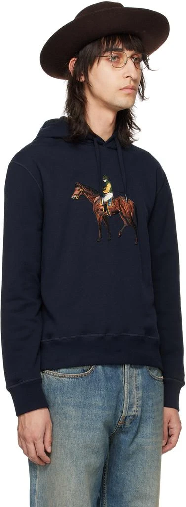Ralph Lauren Navy Standing Horse Hoodie 2