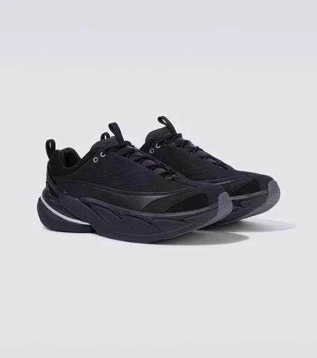 Hoka One One Elevon X leather-trimmed sneakers 5