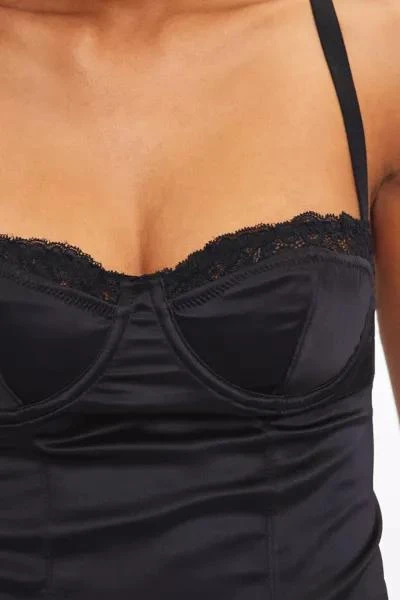 Out From Under Out From Under Adriana Wear Me Out Satin Corset Bra 4