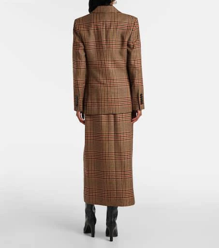 VERONICA BEARD Sevyn plaid virgin wool blazer 3