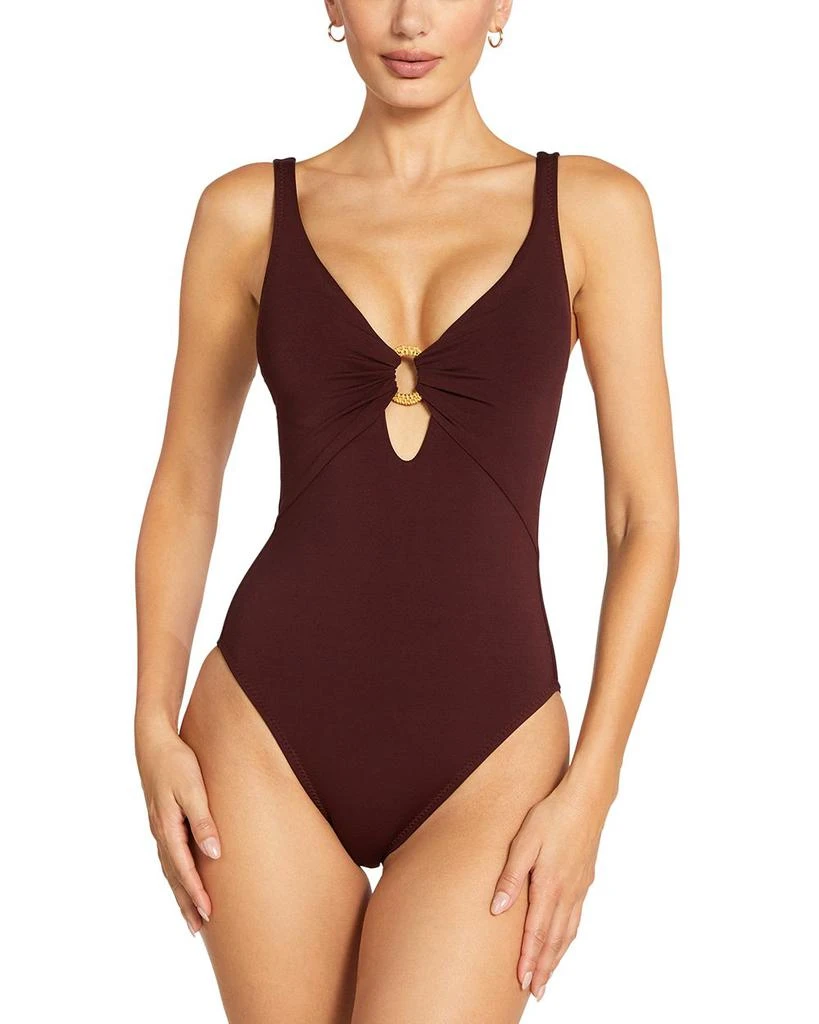 Robin Piccone Margot Lingerie Strap One Piece Swimsuit 3