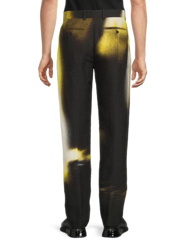 McQueen Spray Paint Cigarette Trousers