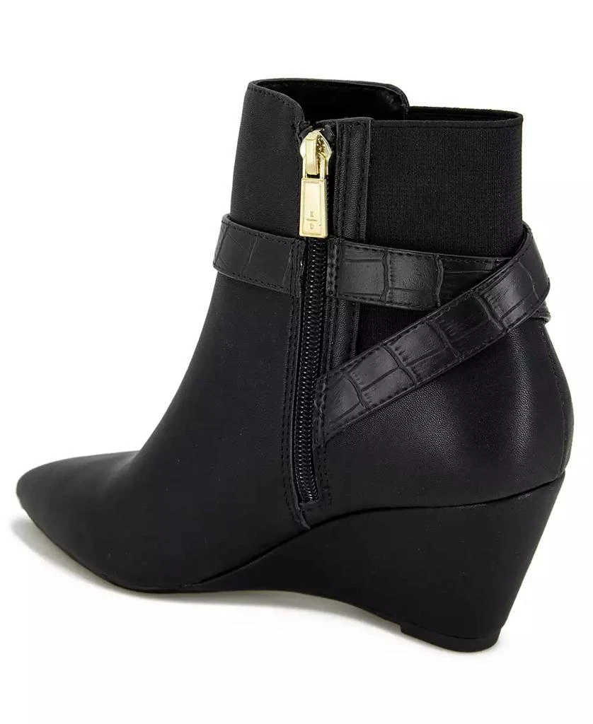Kenneth Cole Women's Emmie Wedge Dress Booties 6
